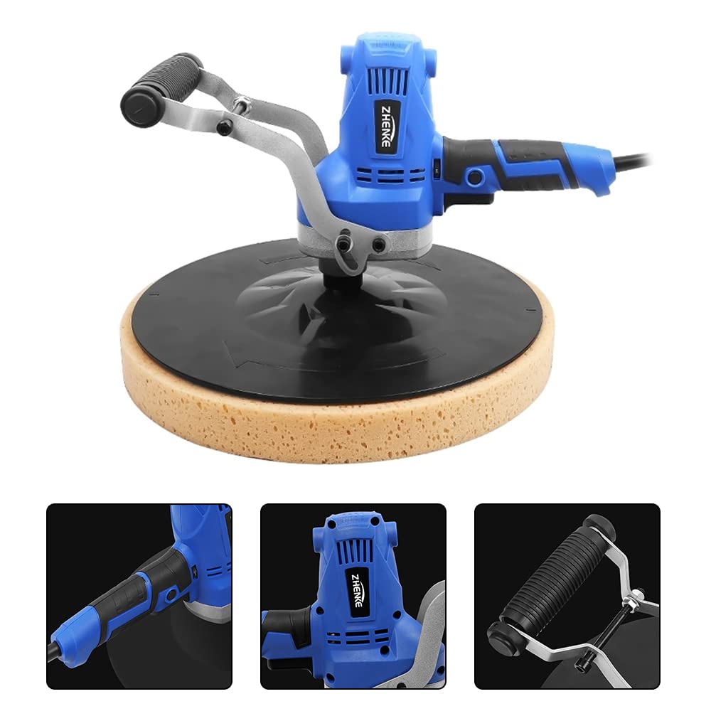 Electric Concrete Sander 850W - Drywall Sander Machine for Cement Mortar & Wall Smoothing - 110V Handheld Power Tool for Construction, Renovation & DIY Projects