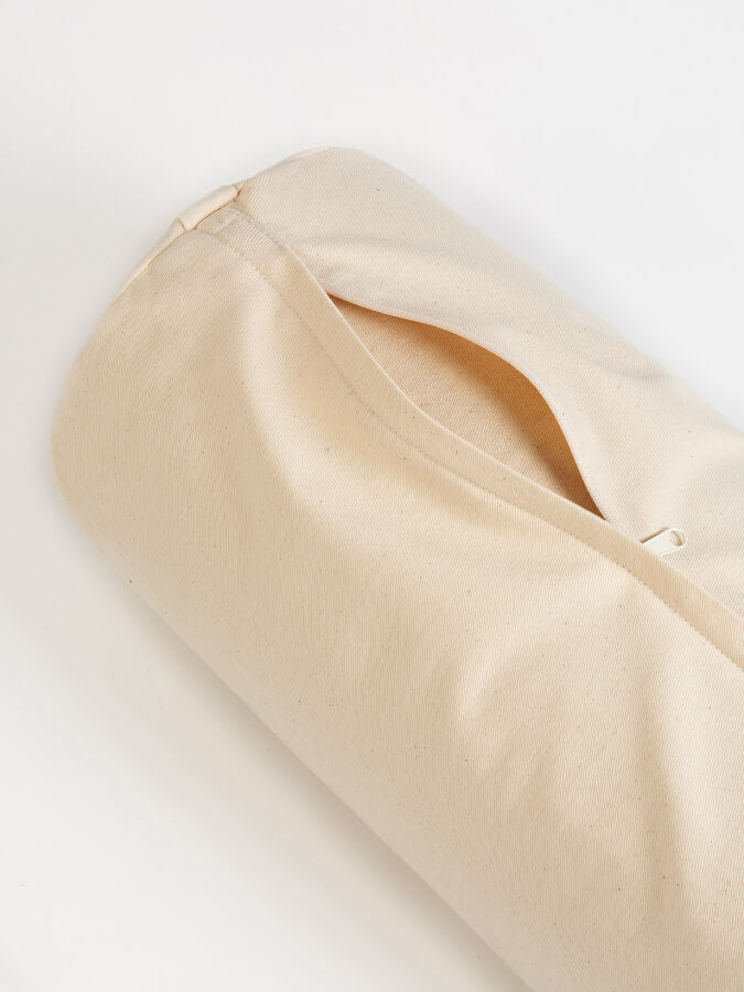 Organic Cotton Buckwheat Meditation Bolster Cushion for Yoga & Zen Relaxation - Perfect for Yoga Studios, Home Meditation & Stress Relief