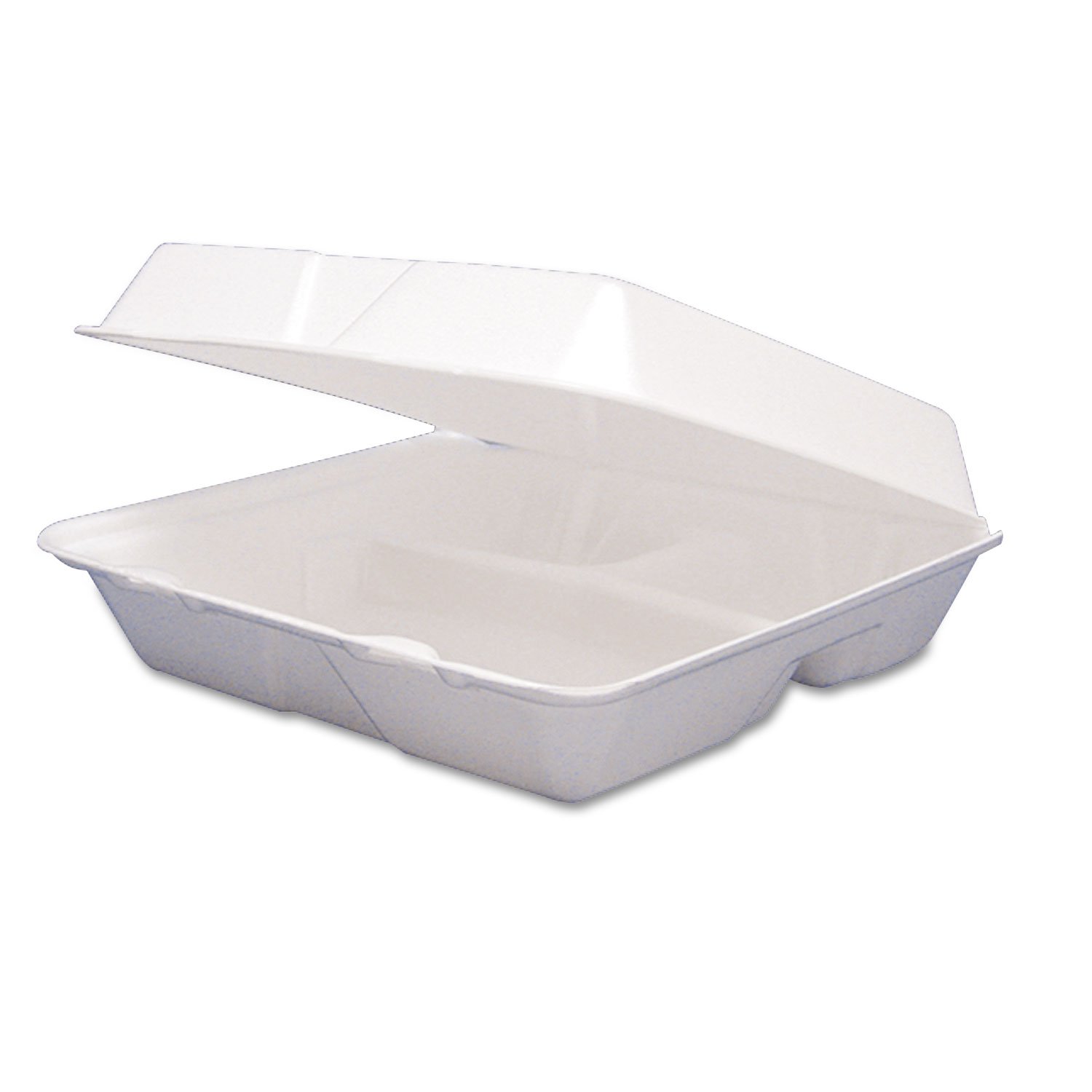 Dart® DCC 95HT3R 9x9 Inch Takeout Food Containers - Leak Proof Disposable Plastic Containers for Restaurants, Catering & Meal Prep - Microwave & Freezer Safe