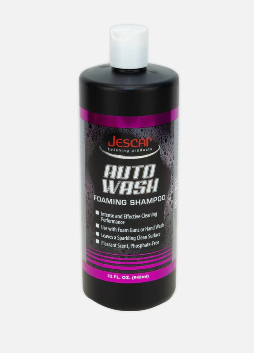 Jescar Auto Wash 32oz - Premium Foaming Car Shampoo for Gentle Cleaning & Shine | Perfect for Hand Washing, Detailing & Protecting Your Vehicle's Paint