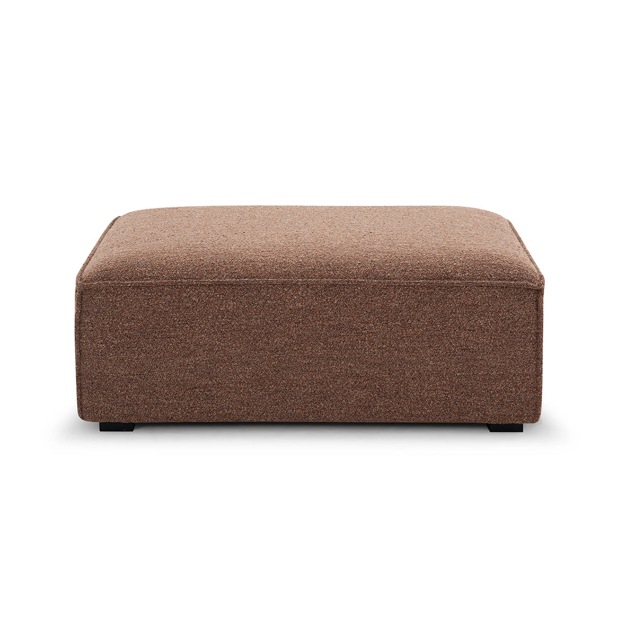 Daphne Boucle Extra Large Footrest for Office, Living Room & Bedroom - Soft Plush Ottoman Pouf with Non-Slip Bottom, Perfect for Relaxing, Reading & Nursing (Beige)
