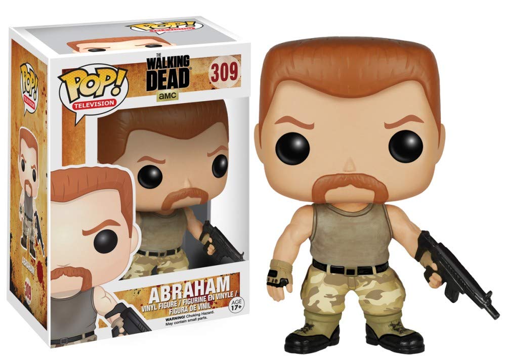 Funko POP! The Walking Dead Abraham Collectible Vinyl Figure #309 - Perfect for Fans, Gifts, and TV Show Memorabilia Display