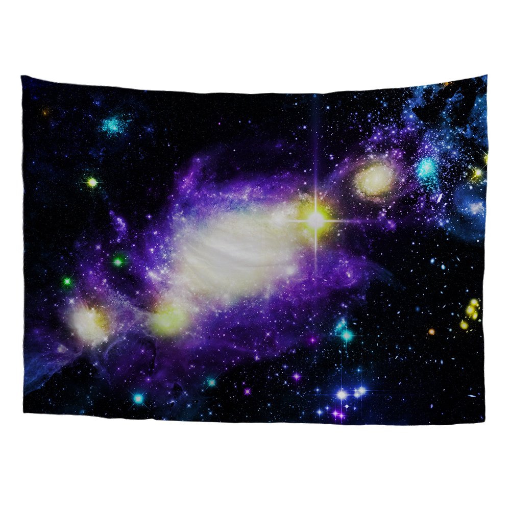 Galaxy Star Tapestry Wall Hanging - Space Themed Home Decor for Living Room, Bedroom & Dorm | Unique Bohemian Tablecloth Gift for Women & Men | Perfect for Meditation Spaces & Teen Room Decor