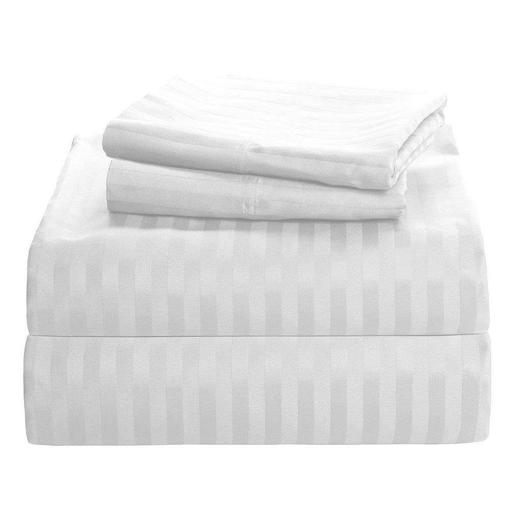 Premium 4-Piece Egyptian Cotton Sheet Set - 100% Long-Staple Cotton, 500 Thread Count, Twin XL (39