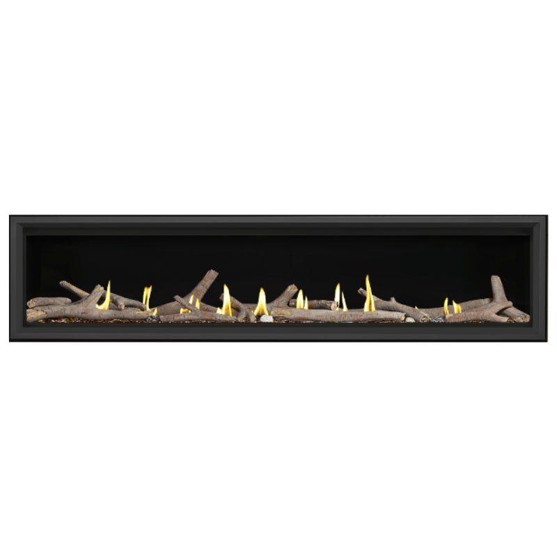 Napoleon Vector 74 Linear Direct Vent Gas Fireplace - LV74N | Modern Home Heating Solution for Living Rooms & Patios