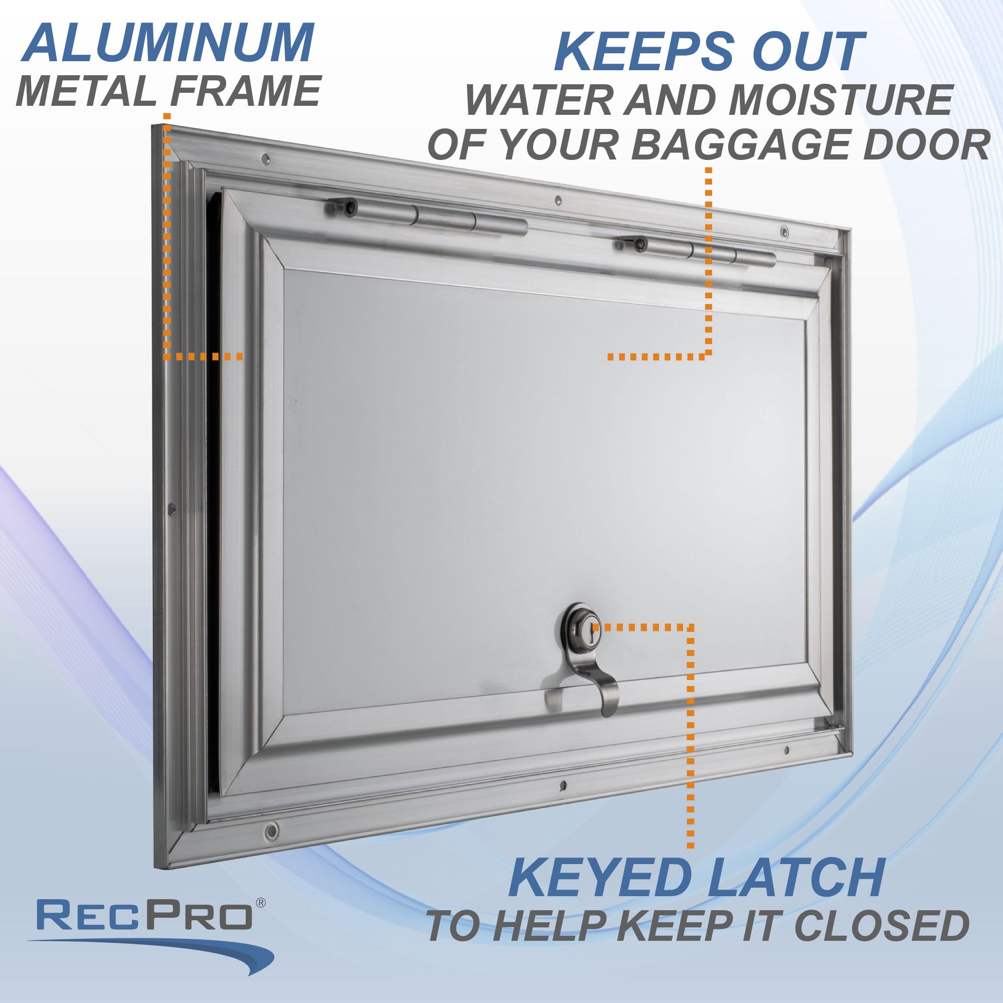 RecPro Square RV Baggage Door | 20