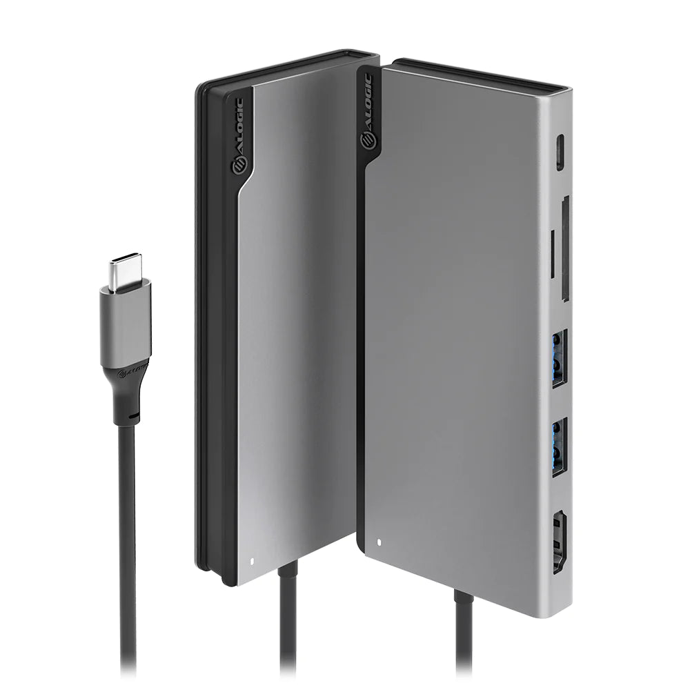 UNI USB C Dock with Power Delivery - Ultra Series | 4K HDMI, Ethernet, USB Ports for MacBook Pro, Dell XPS, HP Laptop | Home Office & Gaming Setup