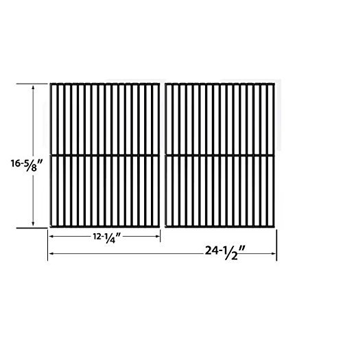 Charbroil 463420507 463460708 463470109 463460710 BBQ Gas Grill Repair Kit - 3 Stainless Steel Burners, 3 Heat Plates, 3 Crossover Tubes & Porcelain Steel Cooking Grids - Perfect for Grill Maintenance & Replacement Parts