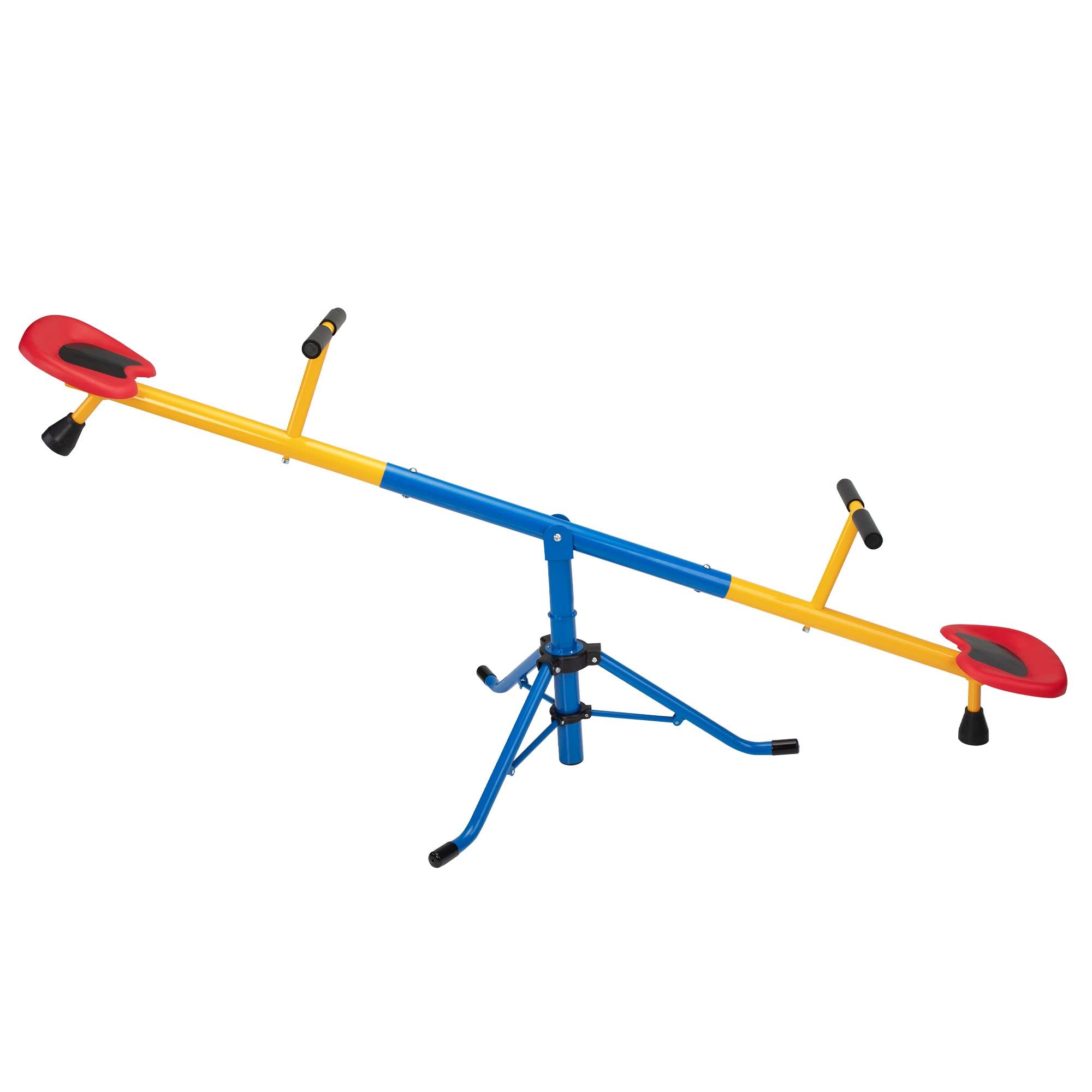 360-Degree Rotating Seesaw for Kids - Outdoor Backyard Playground Equipment with Safe Design (Color Options) - Perfect for Toddler Playtime, Park Fun & Backyard Activities