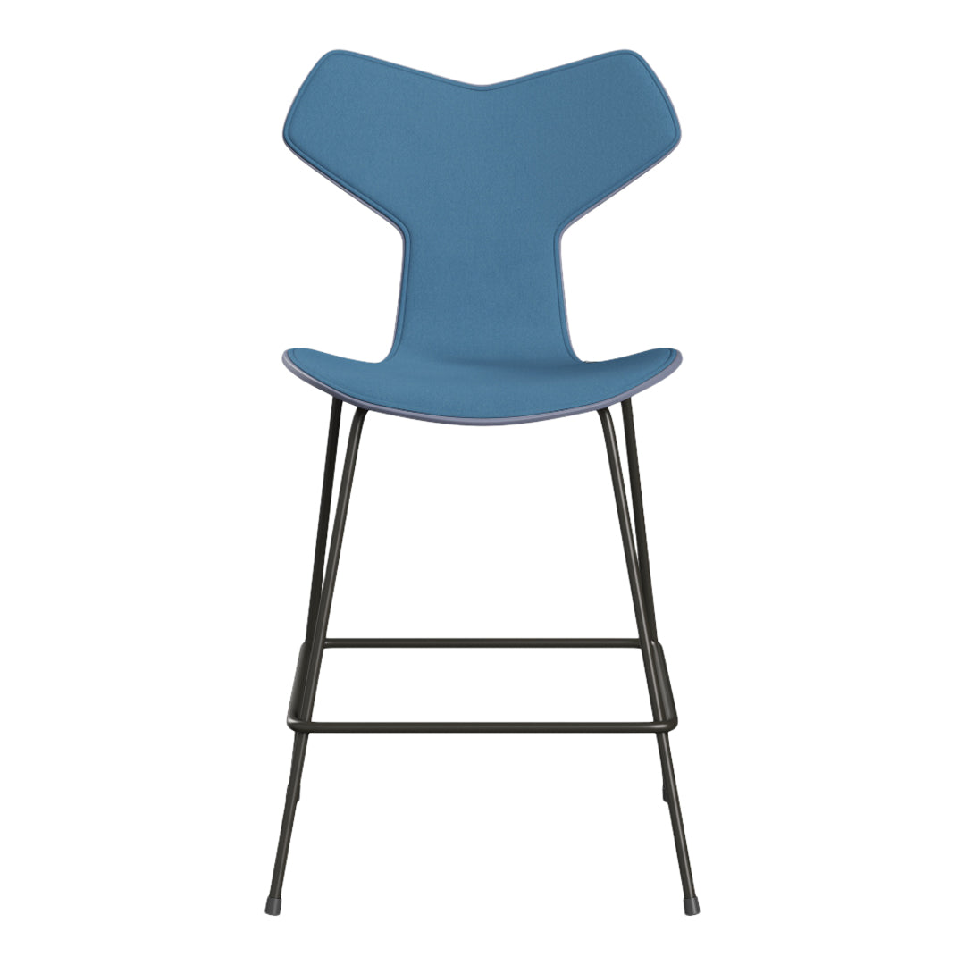 Grand Prix Counter Chair 3138 - Colored Ash Wood with Front Upholstery - Perfect for Kitchen Islands, Breakfast Bars & Modern Dining Areas