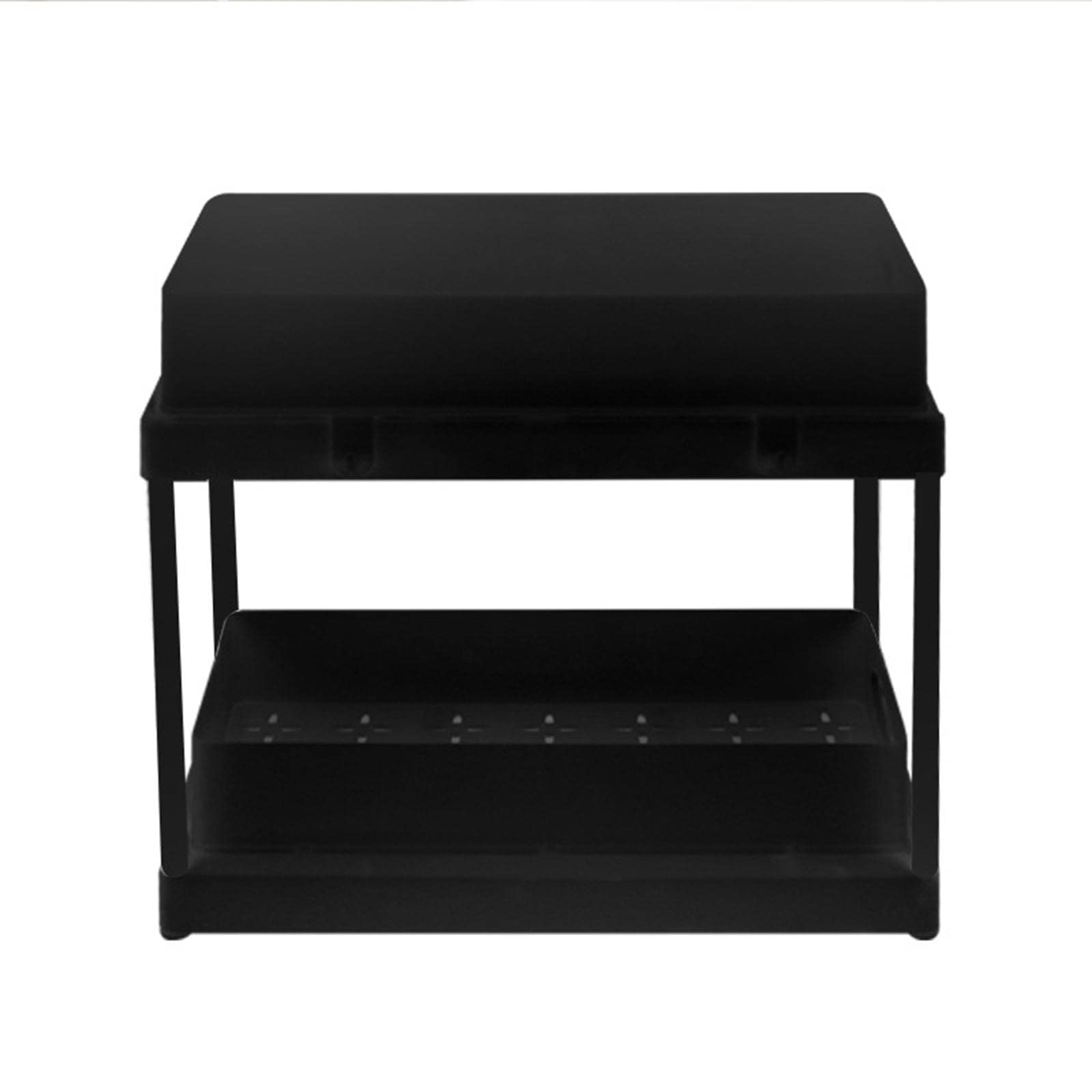 JINYISI Adjustable Kitchen Storage Rack - Expandable Sink Organizer for Kitchen, Bathroom & Living Room | Space-Saving Shelf for Spices, Utensils & Decor (Perfect for Small Apartments & Home Organization)