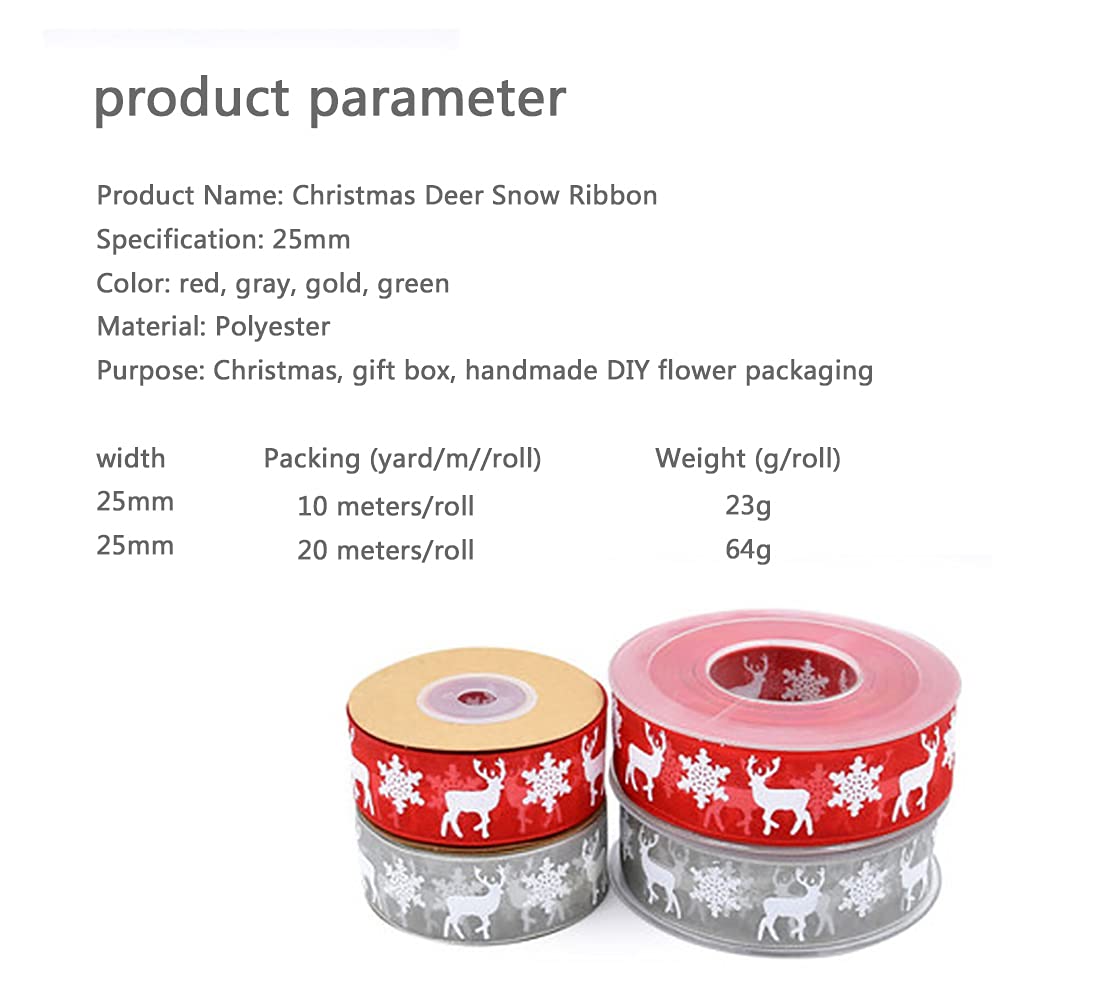 Christmas Grosgrain Ribbon 1