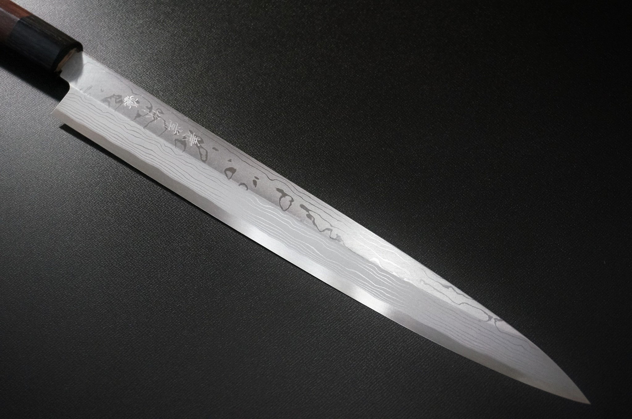 Premium Kanetsune Seki SHIROGAMI White Steel Damascus 11-Layer Yanagiba Sushi Knife - Handcrafted Japanese Chef Knife for Sashimi, Sushi & Precision Cutting