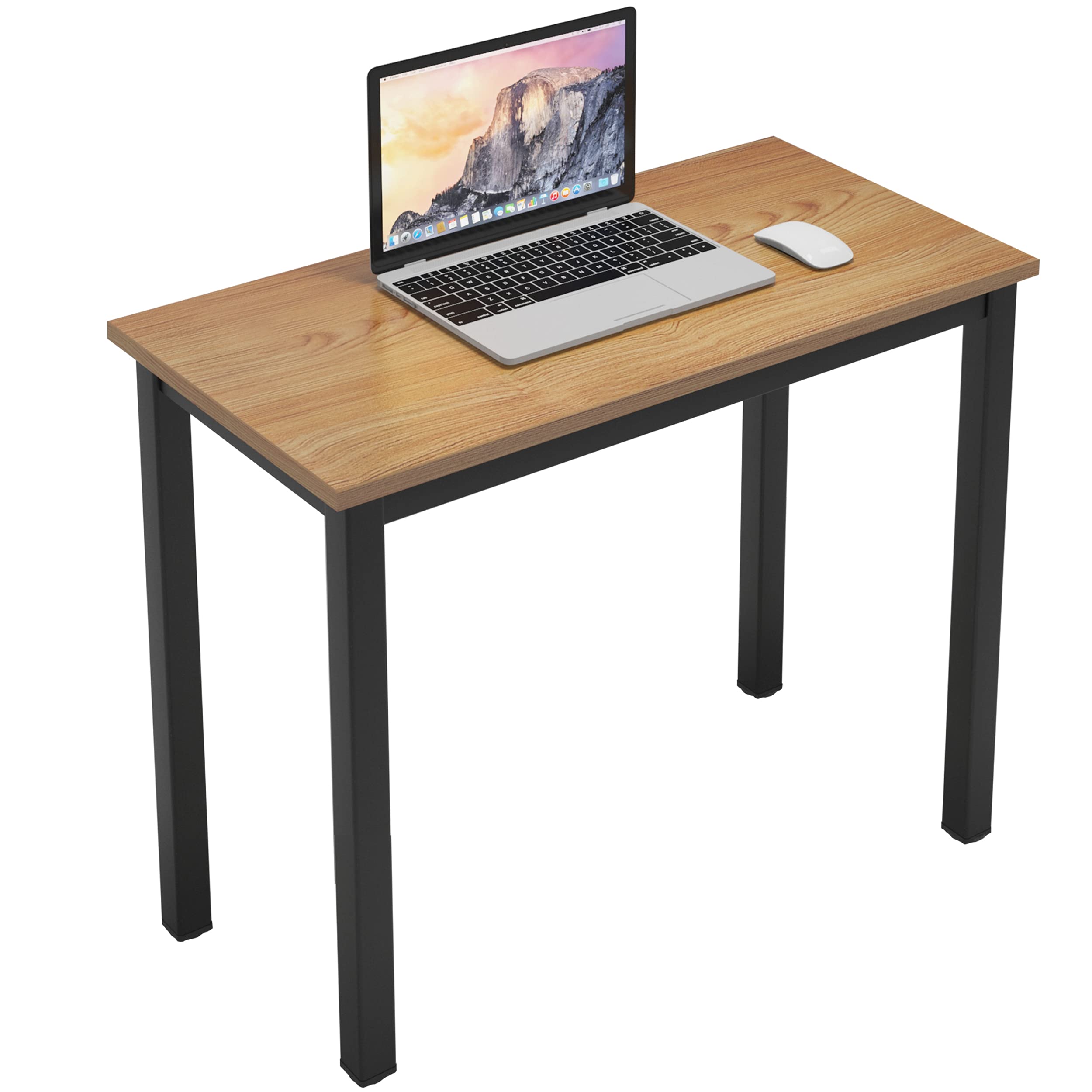 SogesFurniture 31.5 Inch Office Desk - Sturdy Computer Desk for Home Office, Gaming & Writing Workstation | Perfect for Small Spaces & Remote Work (Model: BHUS-YL-AC3-80TB)