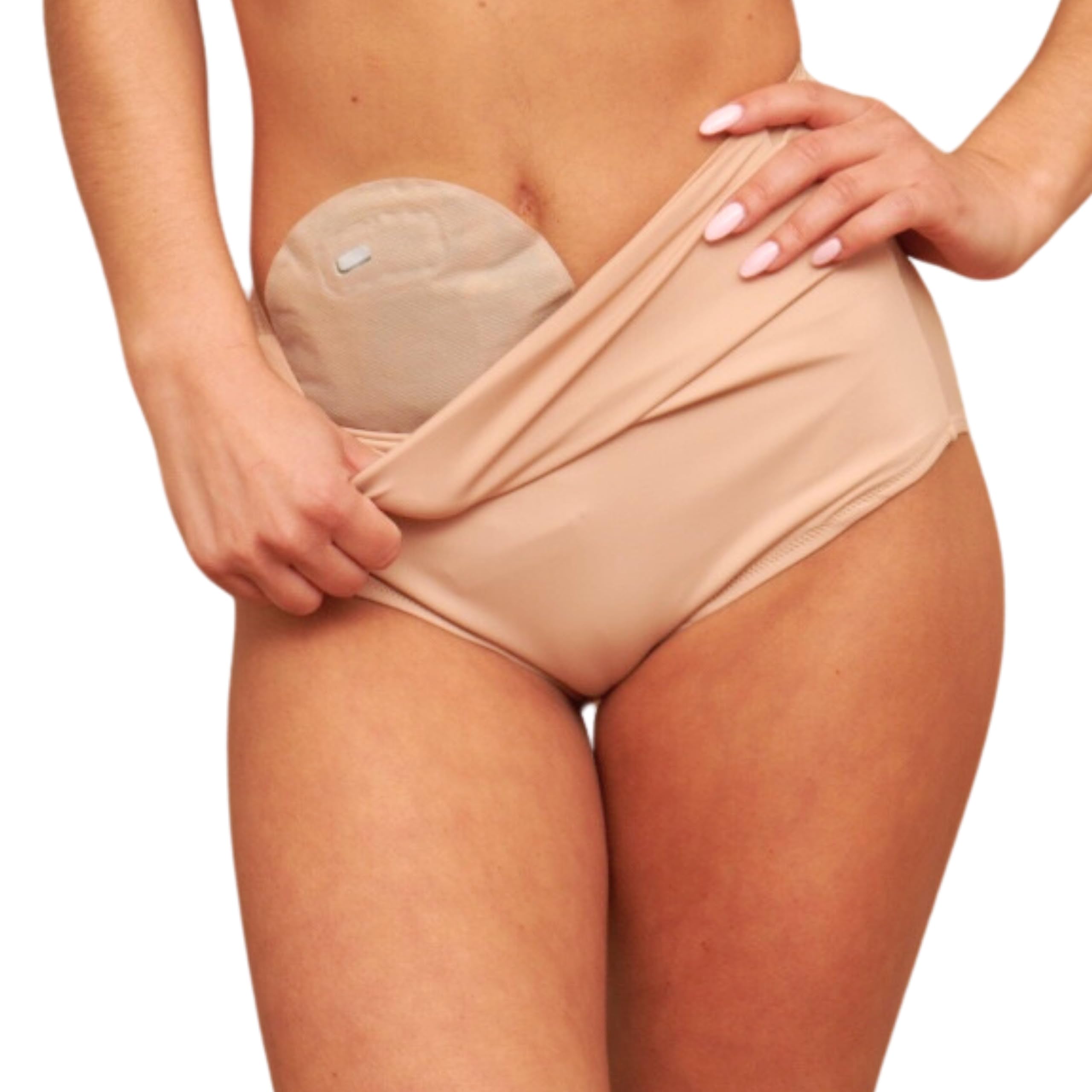 Premium SIIL Ostomy Underwear for Women - Beige Colostomy & Ileostomy Supplies | Comfortable Ostomy Bag Covers | Made in Europe | Ideal for Post-Surgery Recovery & Daily Comfort