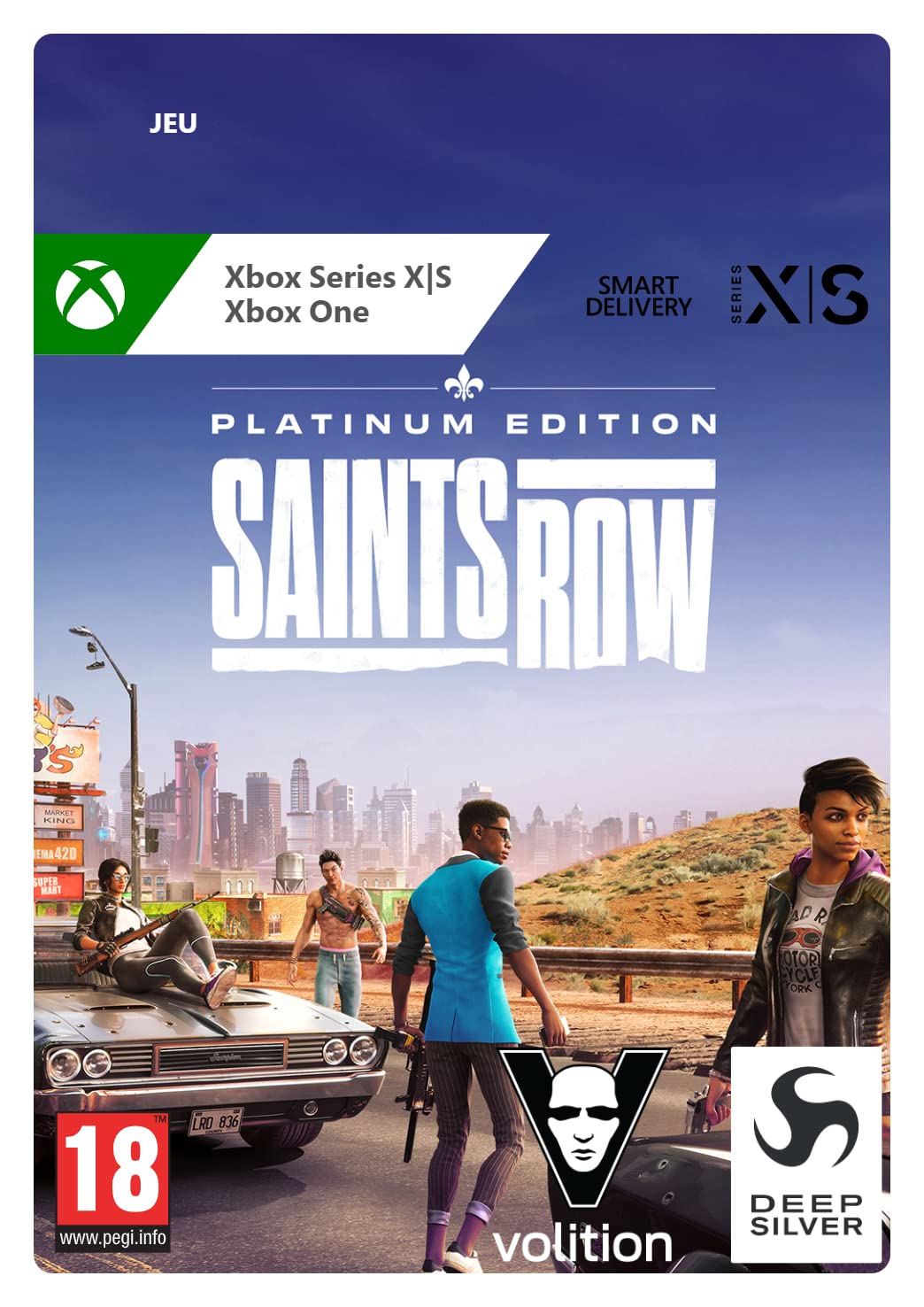 Saints Row Platinum Edition - Xbox One & Series X|S Digital Download Code | Open-World Action Game for Ultimate Gaming Experience