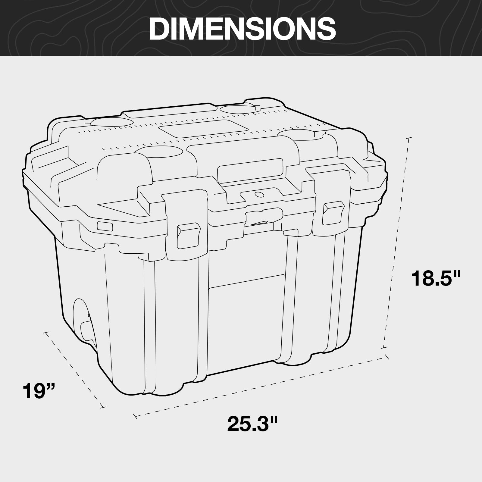 Pelican 30 Quart Elite Cooler - Heavy Duty Rotomolded Ice Chest for Camping, Fishing, Hunting & Outdoor Adventures - Keeps Ice for Days, Perfect for Picnics, Tailgating & Beach Trips