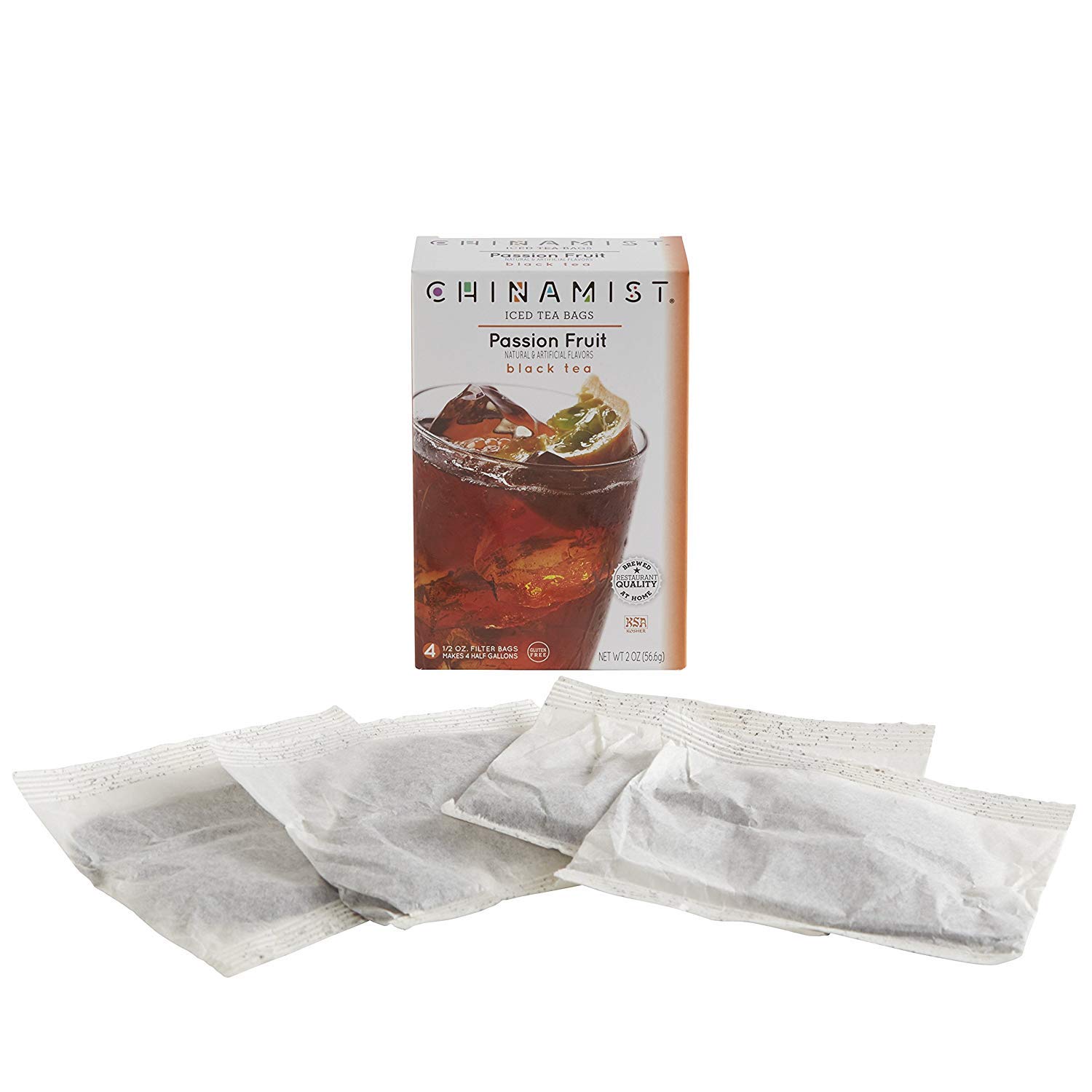 China Mist Passion Fruit Black Tea Bags for Iced Tea - 3 Pack | Premium Loose Leaf Tea Alternative | Perfect for Summer Refreshment, Office Break & Home Relaxation