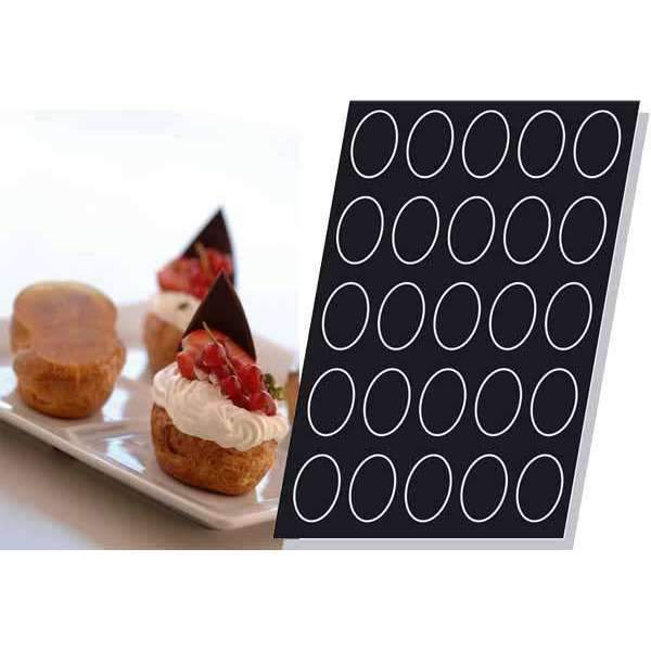 Premium Oval Silicone Molds for Baking - 6 Pack Non-Stick Flexible Cake, Chocolate, Candy & Soap Molds - Perfect for DIY Desserts, Party Treats and Handmade Crafts