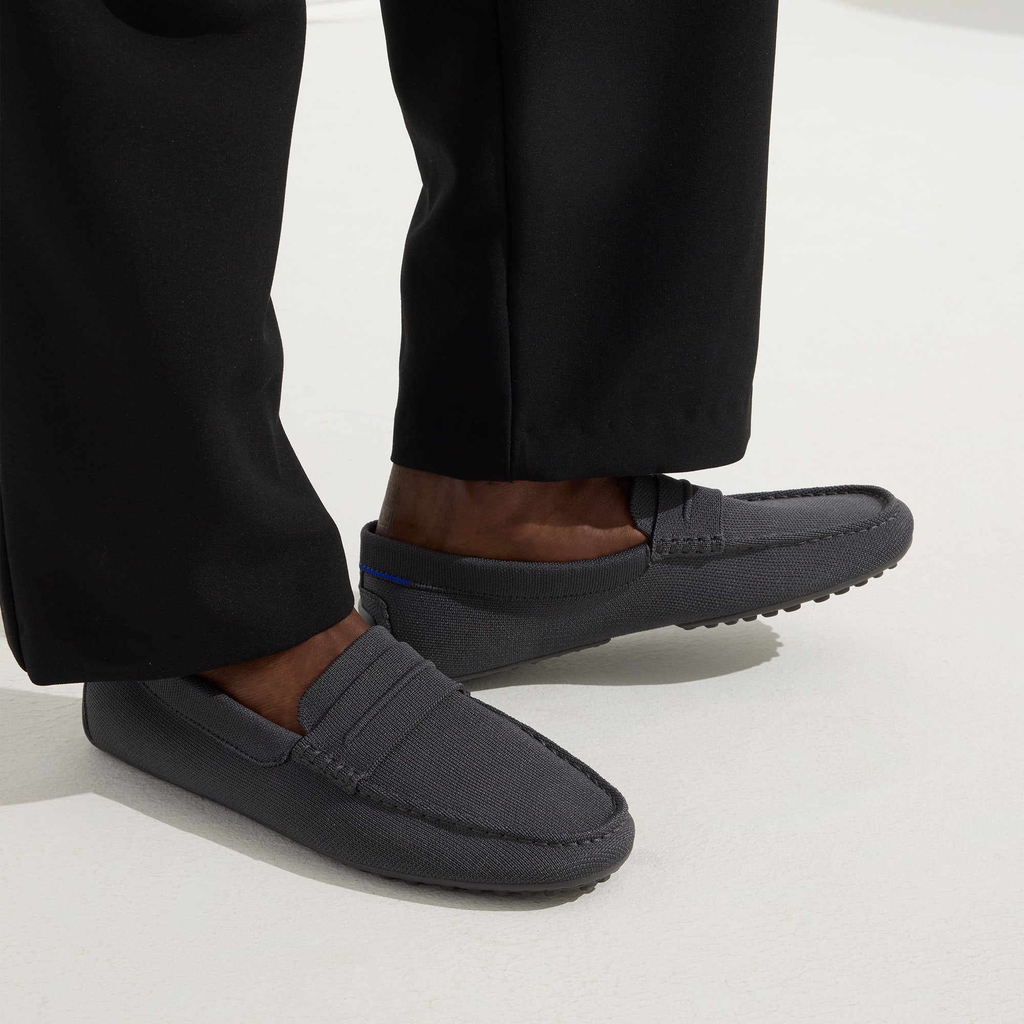 Premium Men's Driving Loafers in Graphite Grey - Comfortable Slip-On Shoes for Casual Wear & Driving | Perfect for Business Casual, Travel & Everyday Use