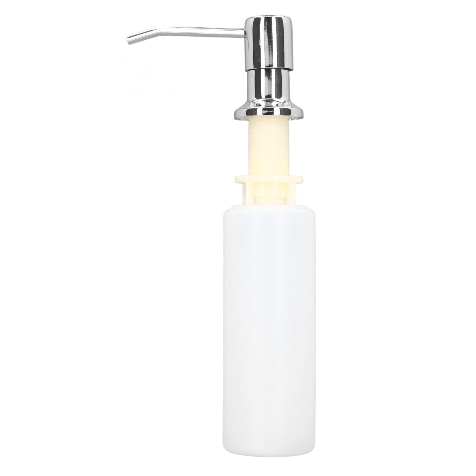 300ml Large Capacity 304 Stainless Steel Soap Dispenser with Rotatable Pump Head - Perfect for Kitchen, Bathroom & Office Sink Countertop (9509C)