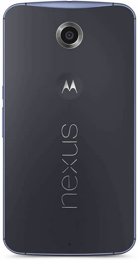 Google Nexus 6 Unlocked Smartphone - Midnight Blue | 4G LTE SIM-Free | Large HD Display | Perfect for Travel & Business Use