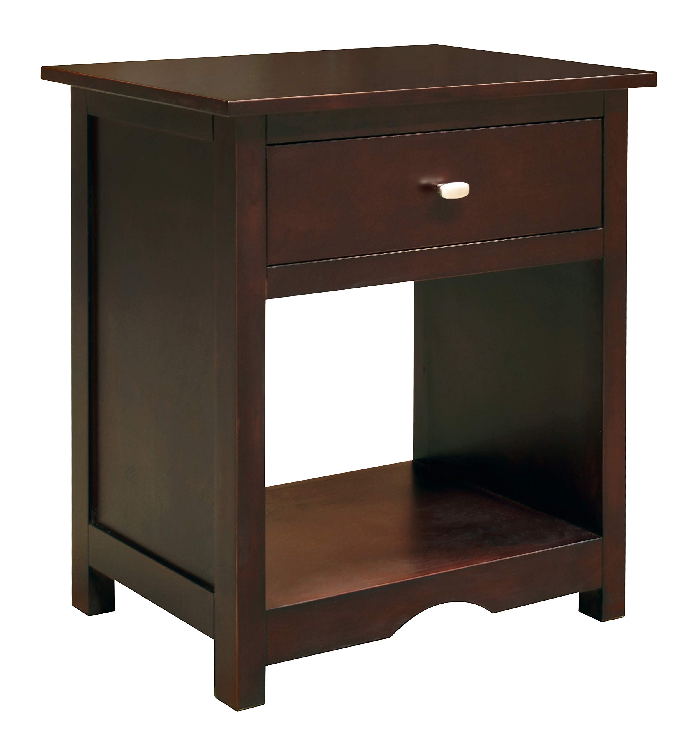 Epoch Design Seneca Nightstand - Modern Wood Bedside Table with Drawer for Bedroom, Living Room, and Office - Stylish Coffee Table Alternative for Small Spaces