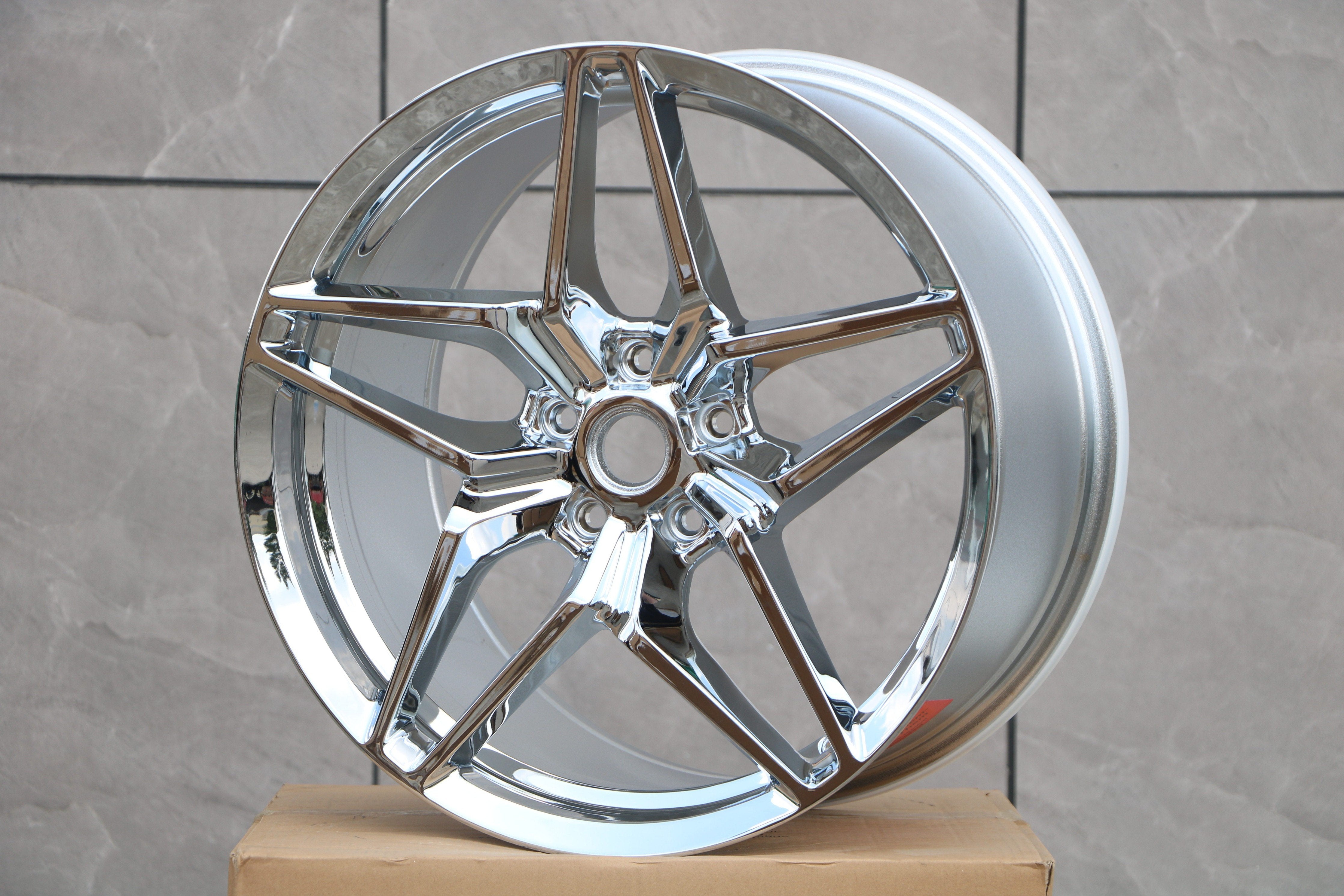 19/20 ZR1 Style Wheels for Chevy Corvette C6 & C7 - High Performance Alloy Rims - Perfect for Street Racing & Car Shows
