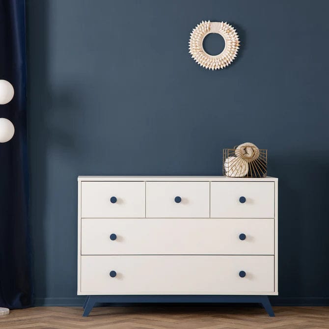 Gramercy 5 Drawer Dresser - Modern Wooden Chest of Drawers for Bedroom Storage & Organization | Perfect for Clothes, Accessories & Home Decor