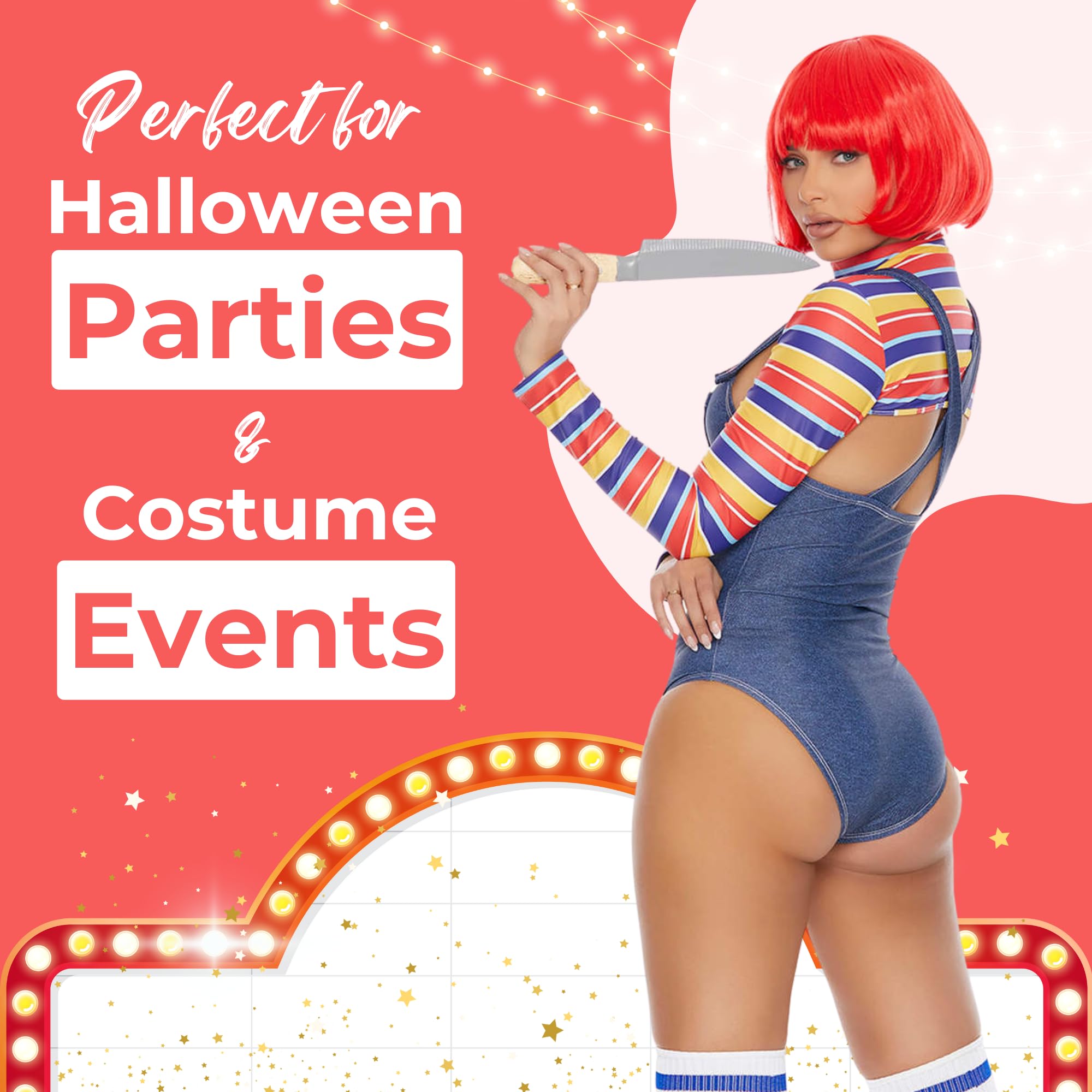 Sexy Women's Blast Off Movie Character Costume - Roleplay, Cosplay & Halloween Outfit for Parties & Themed Events