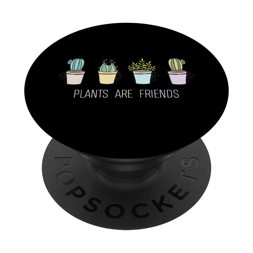 Plants Are Friends Gardening PopSockets - Swappable PopGrip for Gardeners | Perfect for Outdoor Activities, Gardening Tools & Plant Lovers Accessories