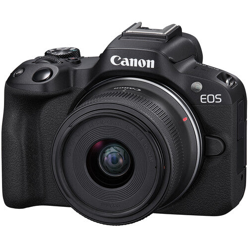 Canon EOS R50 Mirrorless Camera with RF-S 18-45mm f/4.5-6.3 IS STM Lens (Black) - Perfect for Vlogging, Travel Photography & Content Creation