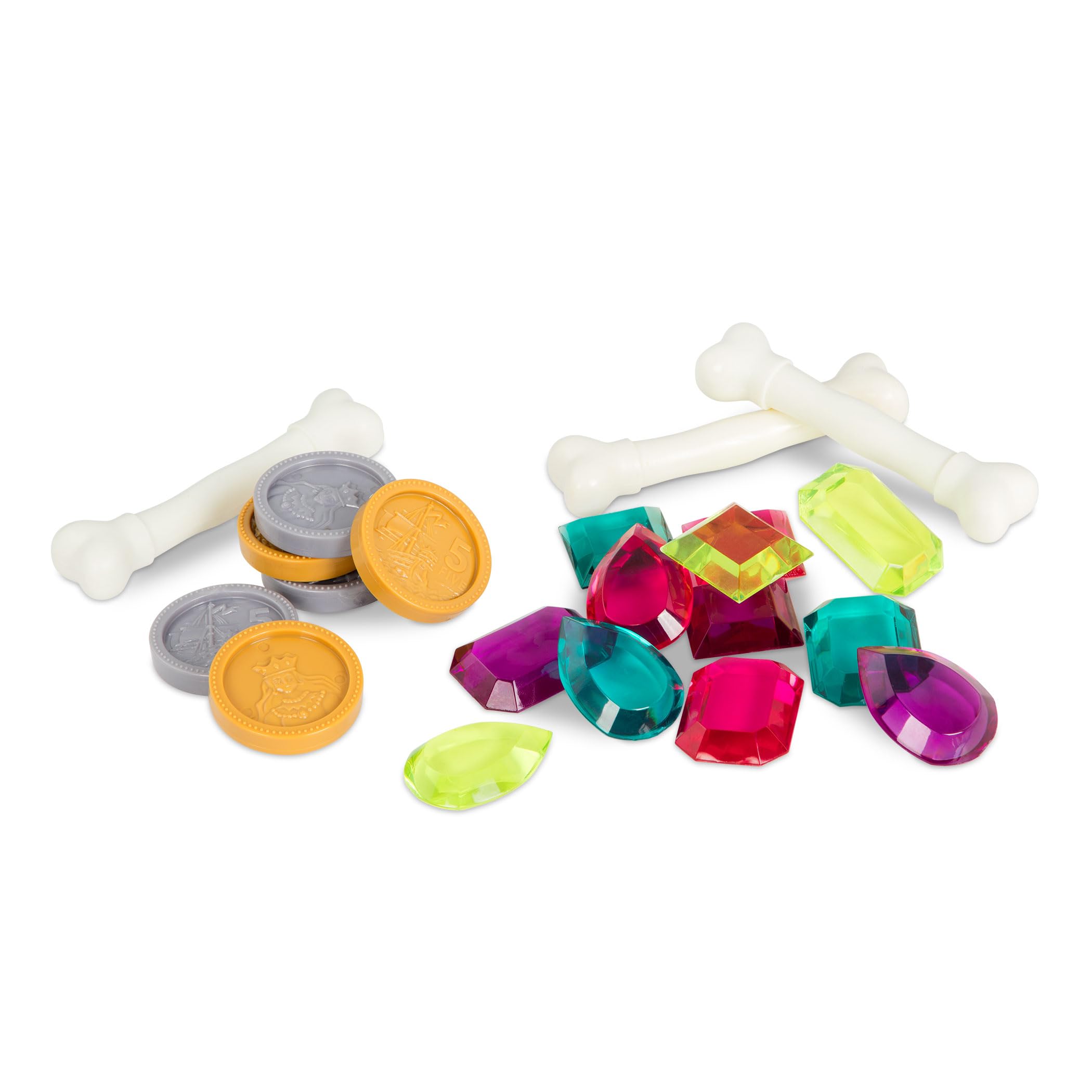 B. Toys Pirate Pool Toys Set - 27 Sinking Diving Toys for Kids Ages 6+ | Bath & Swimming Pool Games | Underwater Treasure Hunt Adventure for Summer Fun