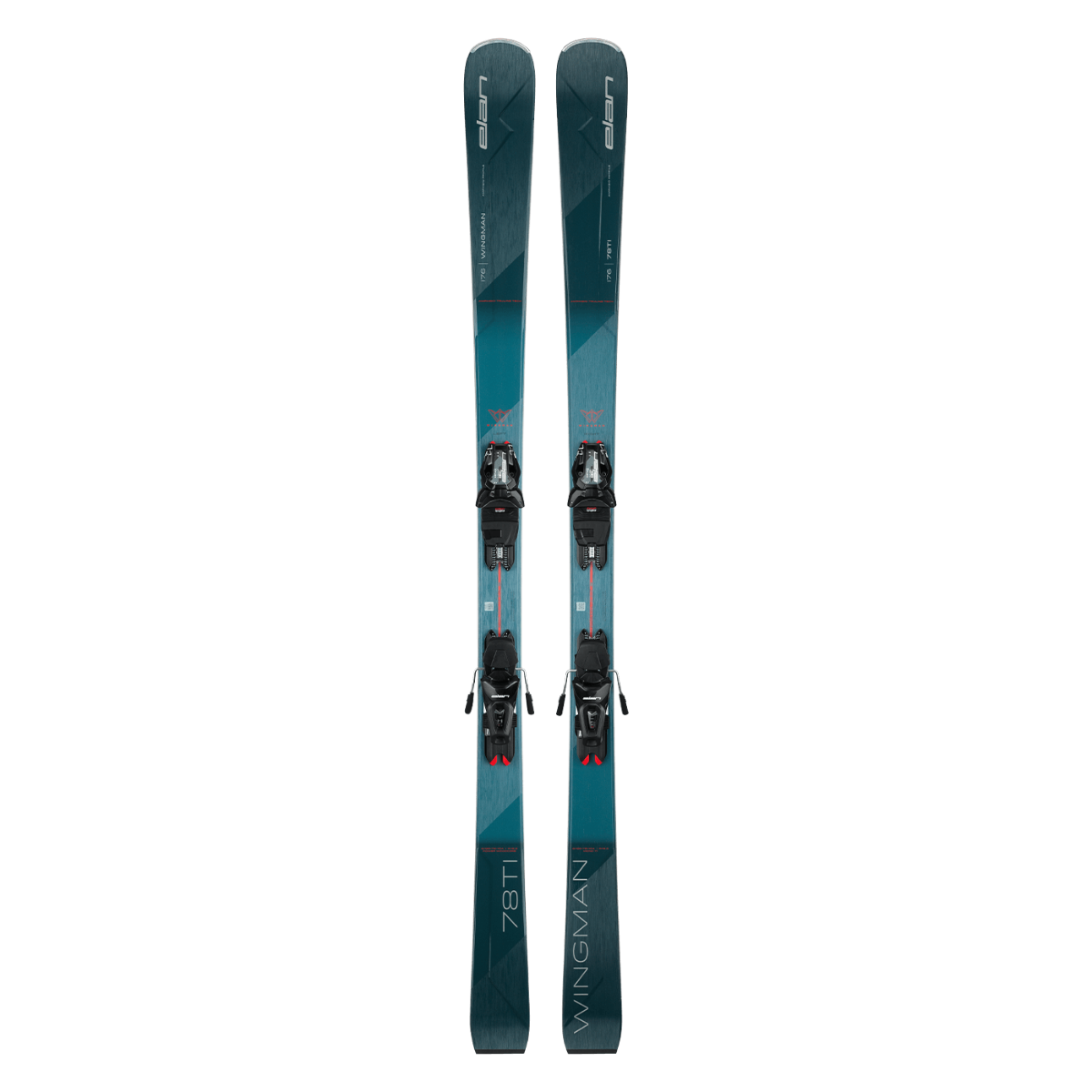 Elan Wingman 78 TI PS Skis with ELS 11.0 DB484018 Bindings - 2025 Model | All-Mountain Performance for Powder & Groomed Runs