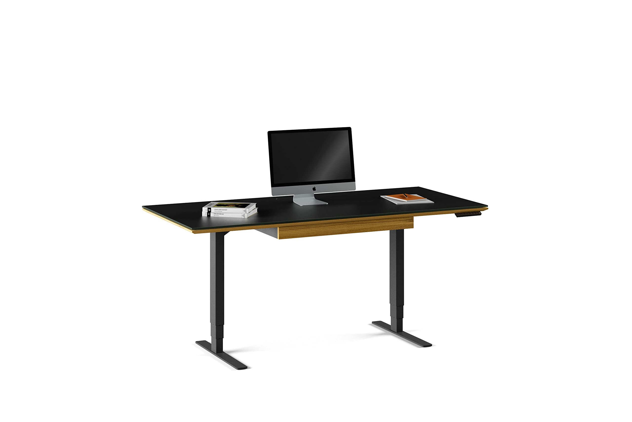 BDI Furniture Sequel 20 6159 Keyboard Storage Drawer - Compatible with Sequel Standing Desk 6151 & 6152 in Natural Walnut Finish | Perfect for Office Organization & Ergonomic Workstations