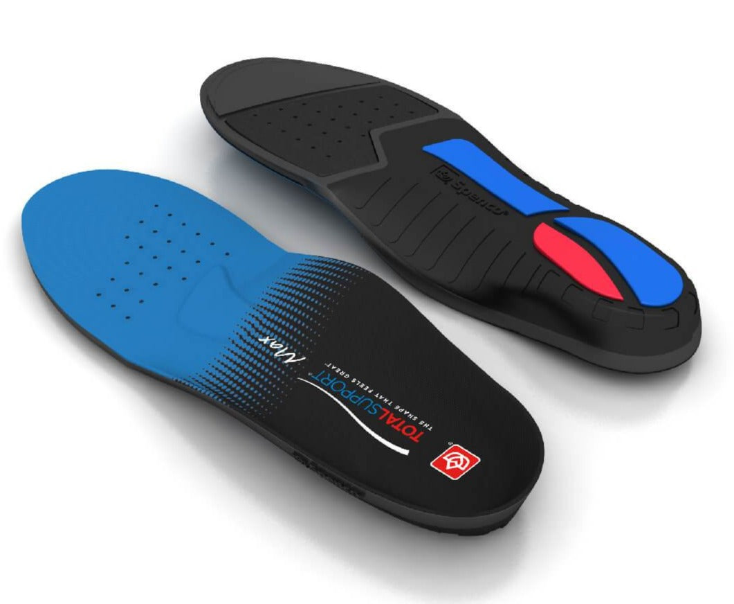 Spenco Total Support Max Orthotic Shoe Insoles - Plantar Fasciitis Relief & Arch Support for Men & Women - Perfect for Running, Walking & Standing All Day