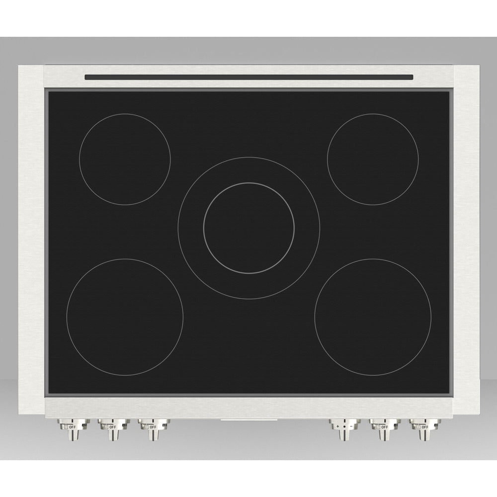 Fulgor Milano 36 Inch 600 Professional Series Stainless Steel Induction Cooktop with Glass Ceramic Top - F6IRT365S1 - Perfect for Modern Kitchens & Professional Cooking