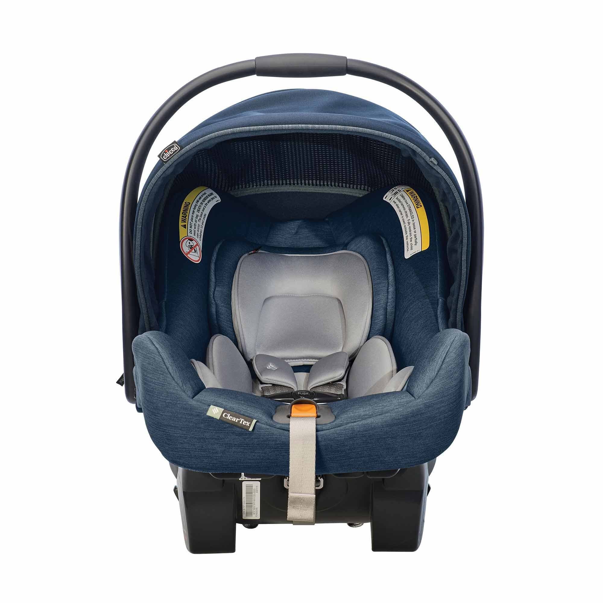 Chicco KeyFit 35 Zip ClearTex Infant Car Seat - Lightweight & Safe Baby Carrier for Newborns 4-35 lbs | Easy Installation for Cars, Travel & Everyday Use