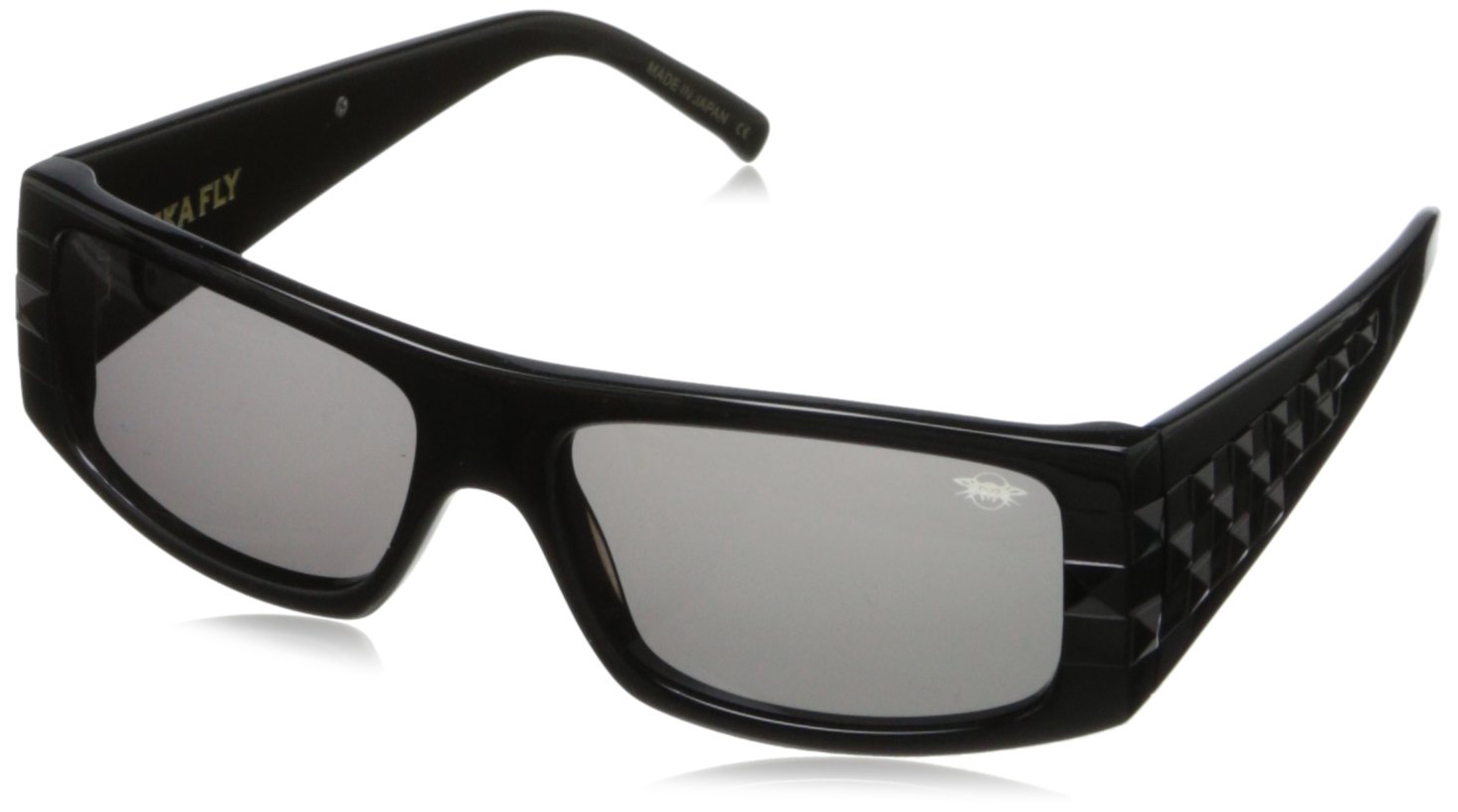 Black Flys Ska Fly Square Sunglasses - Retro Polarized UV Protection for Men & Women - Perfect for Beach, Driving, and Outdoor Activities
