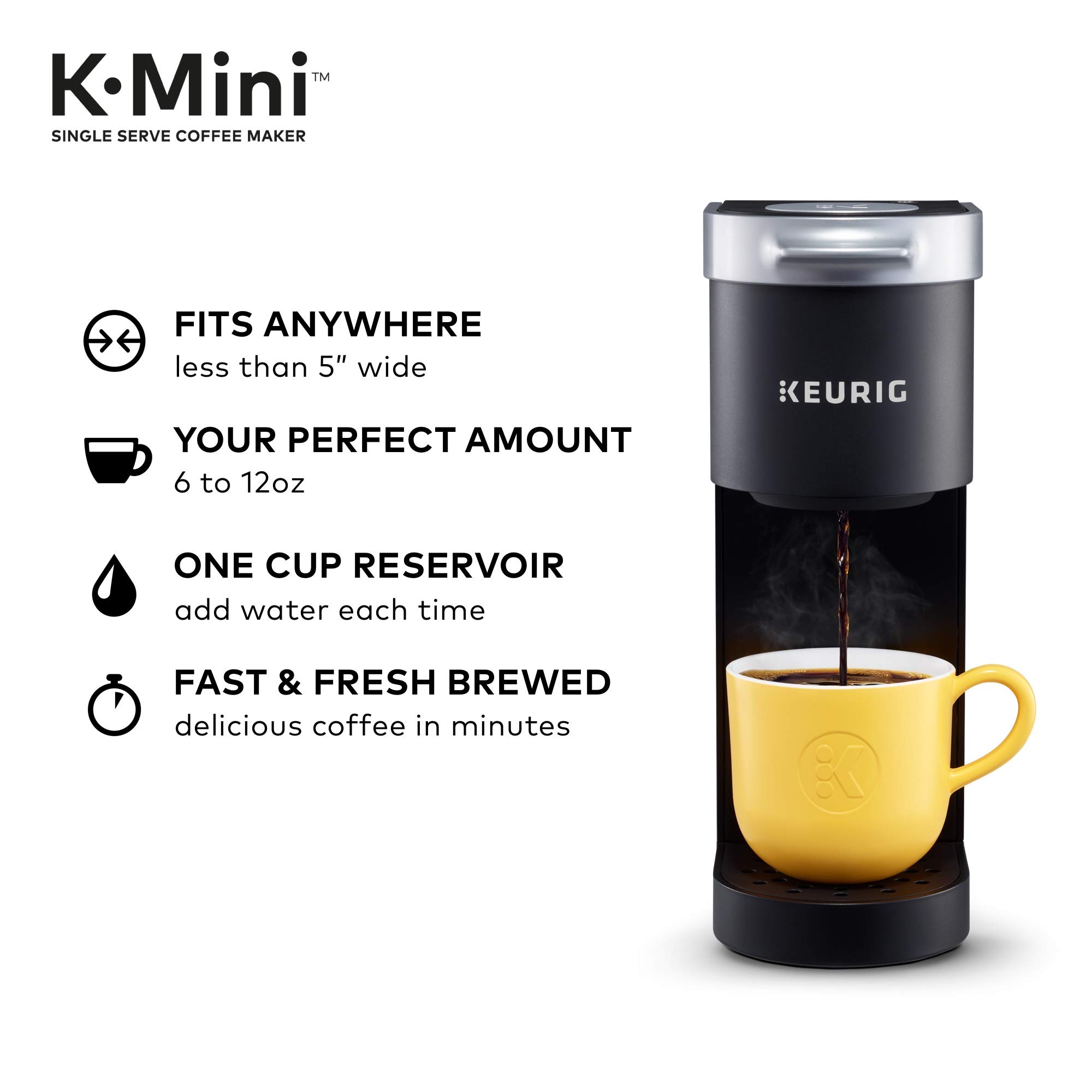Keurig K-Mini Coffee Maker with Green Mountain Pods - Perfect for Home & Office