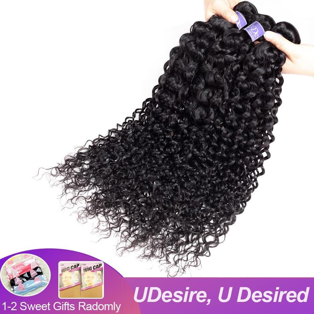 Brazilian Virgin Human Hair Bundles 3PCS - 12A Grade Unprocessed Jerry Curly Weave Extensions (22/24/26 Inch, 285g) | Natural Black Color for Women | Perfect for Daily Styling, Parties & Special Occasions
