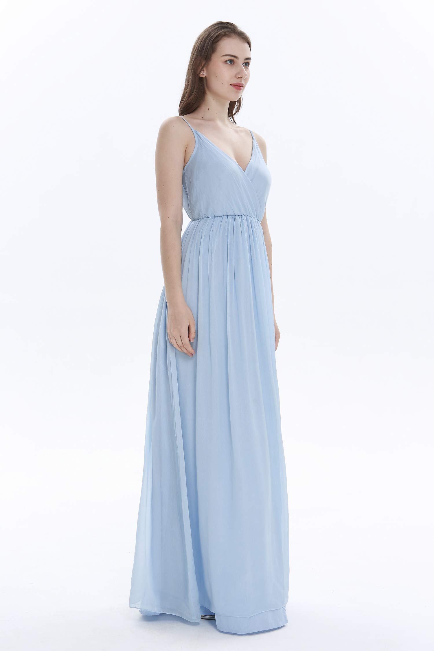 Periwinkle Blue Bridesmaid Dress for Beach Weddings - Hawaii Hangover Women's Flowy Maxi Dress | Perfect for Tropical Destination Weddings, Bridal Showers & Summer Parties
