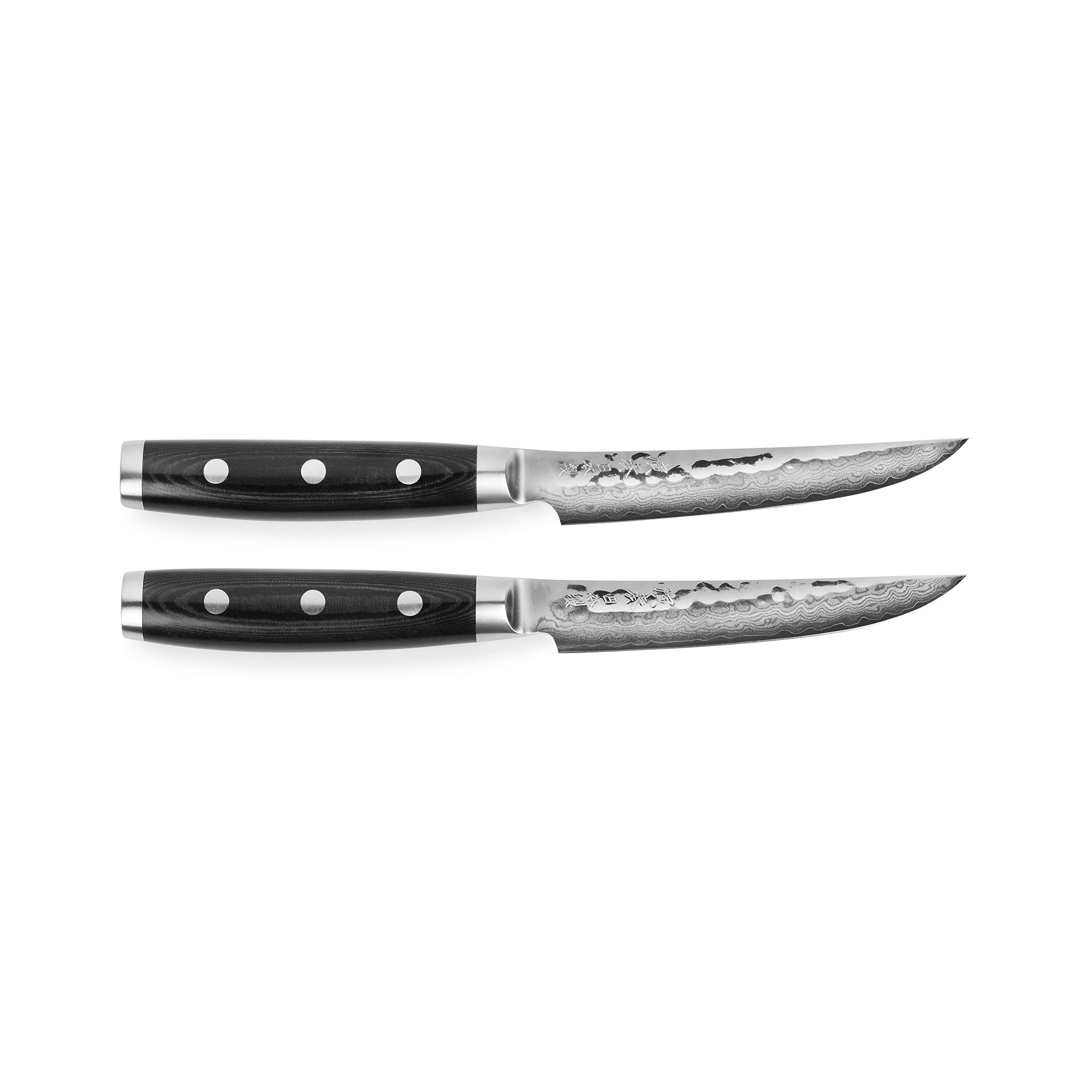 Premium Enso HD 2-Piece Steak Knife Set - Razor Sharp Japanese Steel Blades for Perfect Steak Cutting | Ideal for Dinner Parties, BBQ & Gourmet Home Cooking