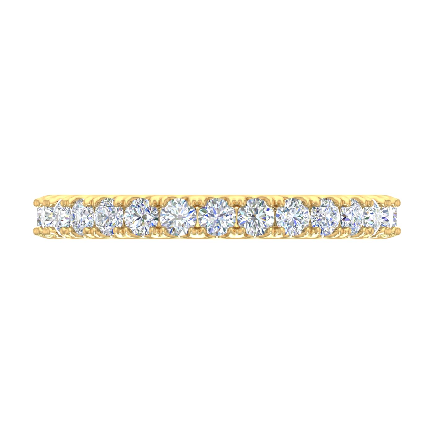 1/2 Carat Diamond Wedding Band Ring in 14K Gold - Elegant Bridal Jewelry for Women, Anniversary & Engagement Gifts - Perfect for Weddings, Proposals & Special Occasions