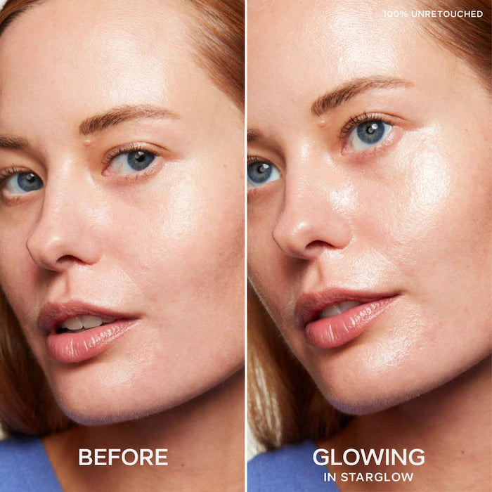Saie Glowy Super Gel - Lightweight Dewy Multipurpose Highlighter for Face & Body | Natural Glow Makeup for Everyday Wear & Special Occasions
