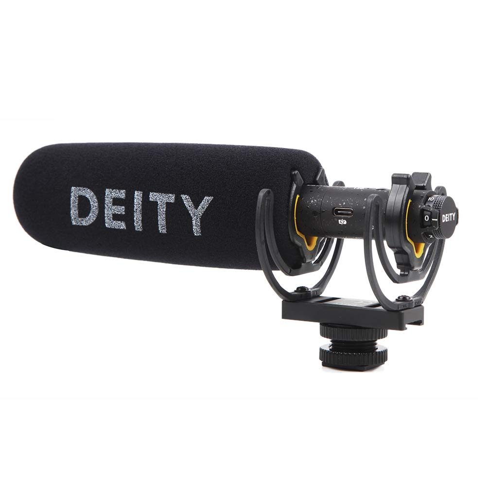Deity V-Mic D3 Pro Super-Cardioid Shotgun Microphone for DSLR Cameras, Smartphones & Laptops - Professional On-Camera Video Mic with Rycote Shockmount - Perfect for Vlogging, Interviews, YouTube Videos & Live Streaming