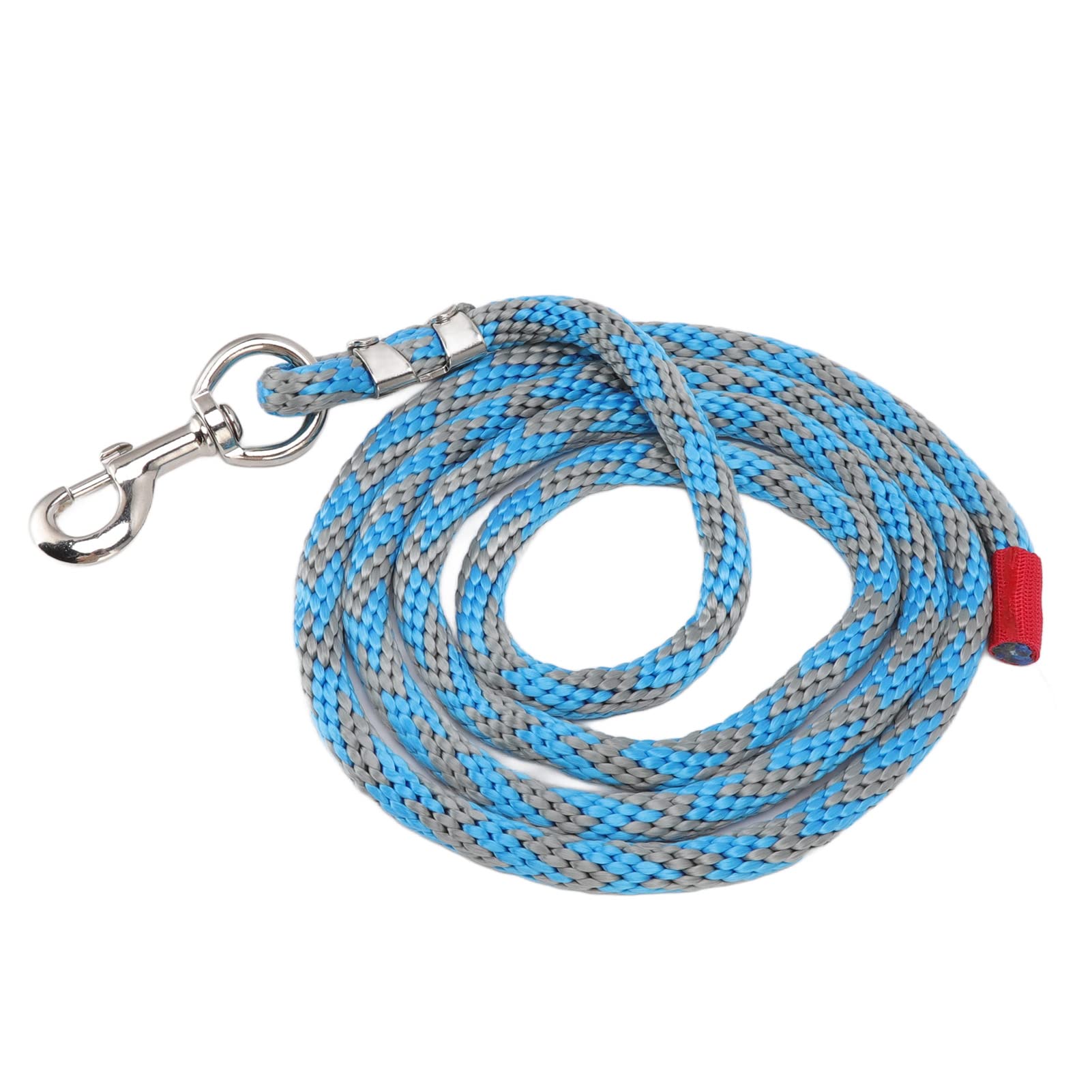 Eulbevoli 11.5ft Thickened Nylon Horse Rope - Friction Free Livestock Lead Rope for Training, Grooming & Stable Use