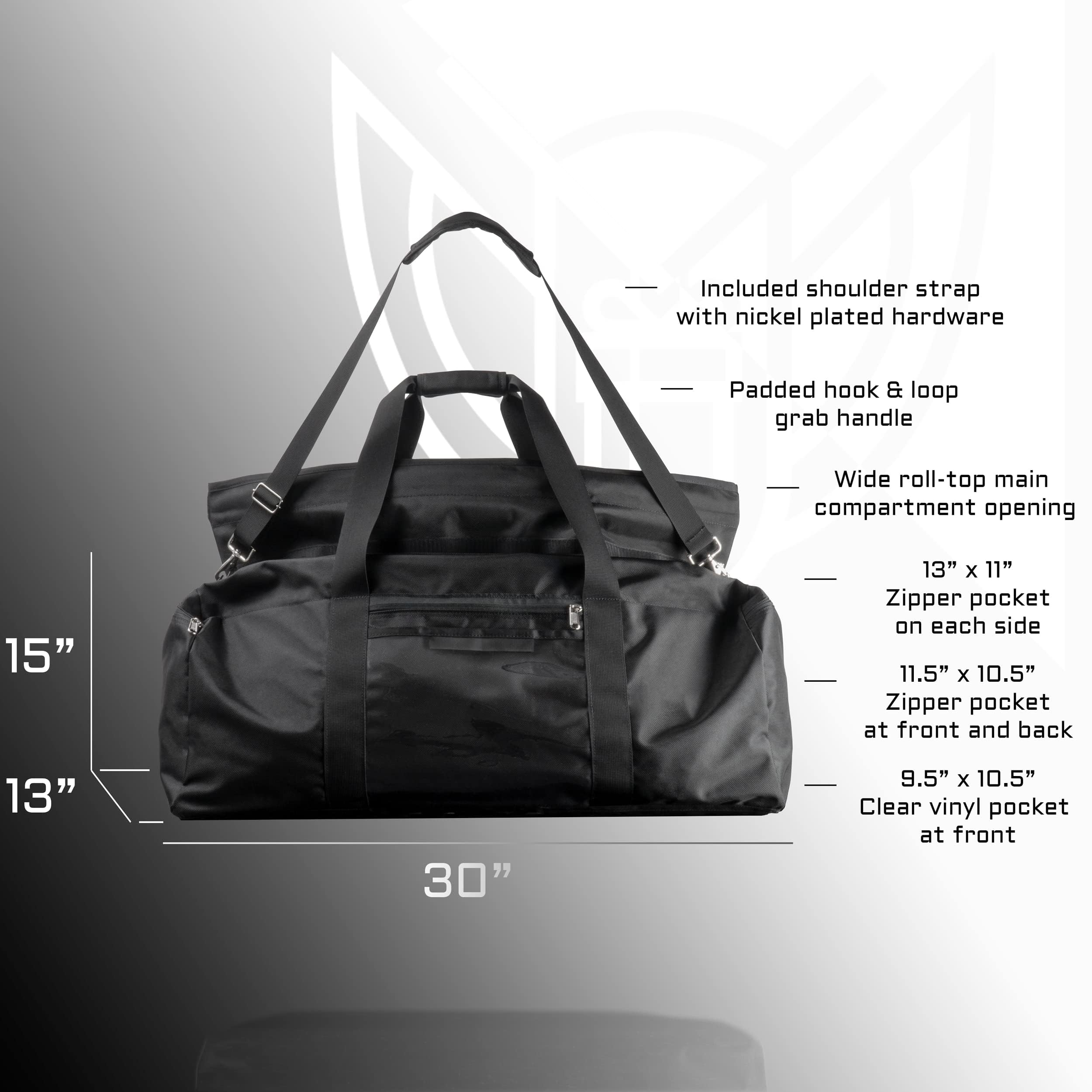 Xecutive Transport Faraday Duffel Bag - Military Grade Anti-Theft Bag with MOLLE System for Laptops, Tablets & Large Electronics - RFID Blocking for Data Security & Hacking Protection - Ideal for Executive Travel, Business Trips & Outdoor Adventures