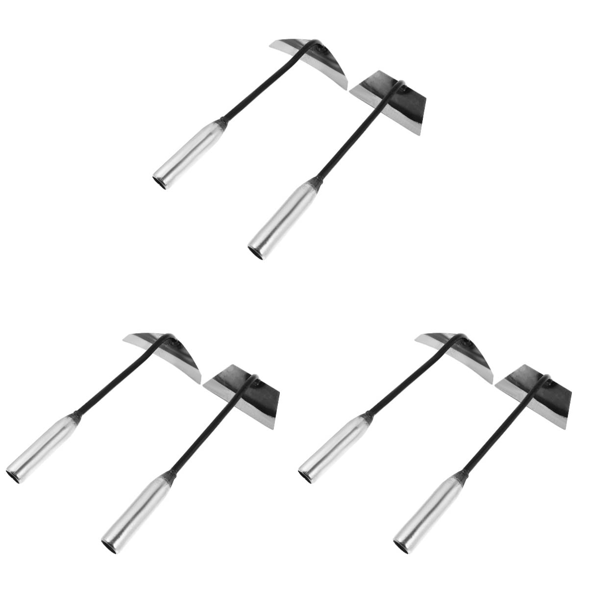GANAZONO 6-Piece Garden Weeding Tool Set - Manual Hand Digger, Weeding Hoe & Japanese Sickle for Efficient Gardening - Perfect for Lawn Care, Flower Beds & Vegetable Gardens