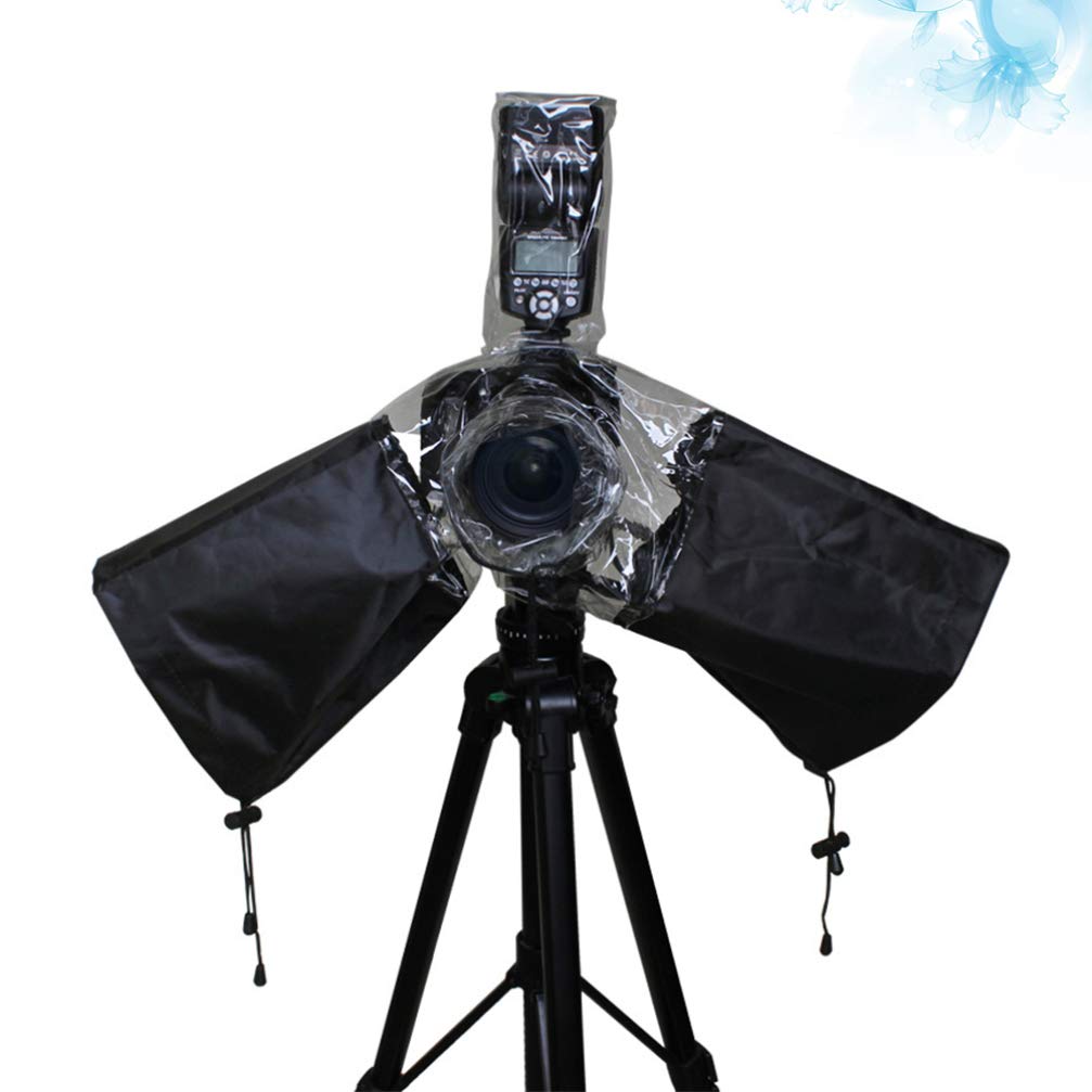 SOLUSTRE Waterproof Rain Jacket for Camera - Rain & Snow Protector Cover, Lens Guard for DSLR & Mirrorless Cameras - Perfect for Outdoor Photography in Rainy & Snowy Weather
